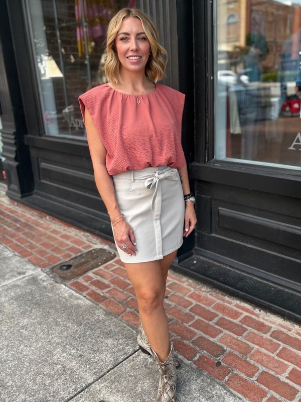 SERENA MINI TIE SKIRT