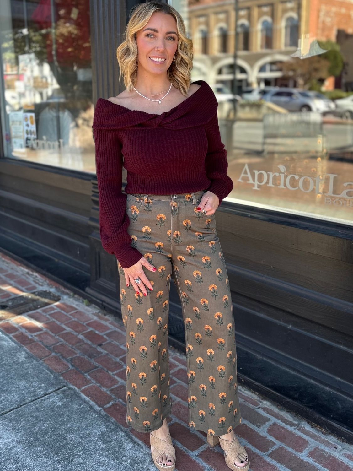 DANDELION FIELDS CROPPED PANT