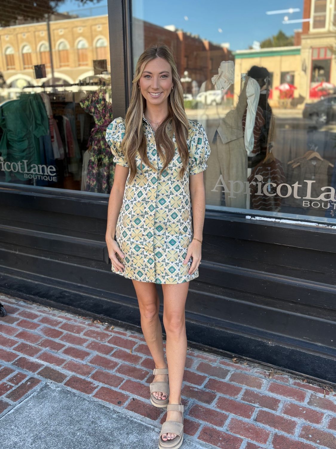 VIVIENNE PUFF SLEEVE MINI DRESS