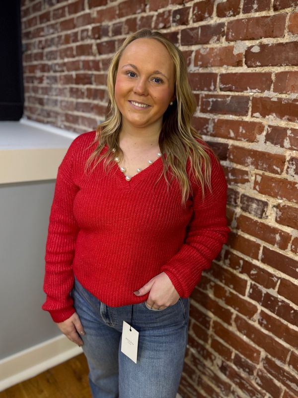 PEPPERMINT PEARL SWEATER