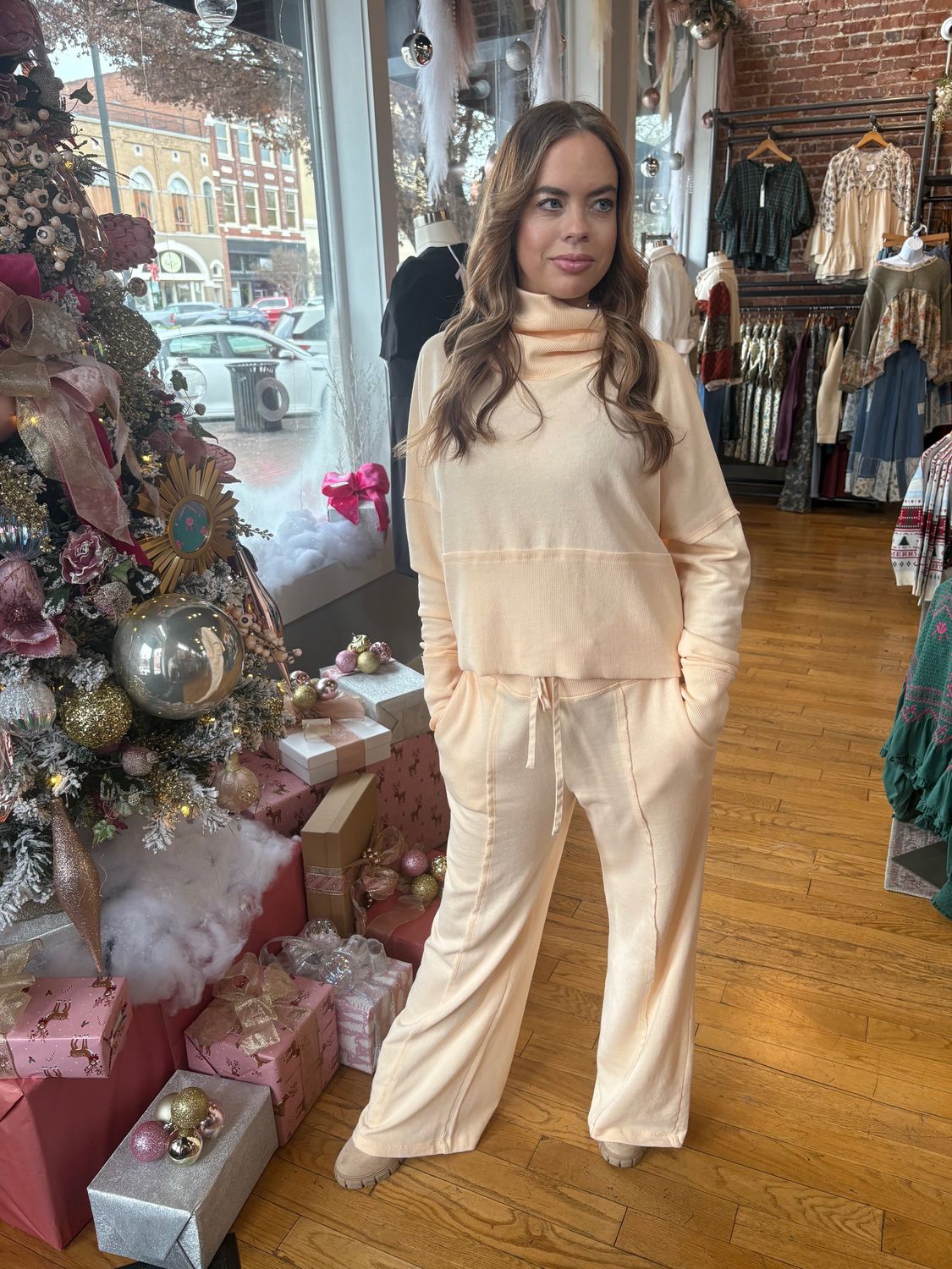 KERRYGOLD BUTTER TERRY TURTLENECK