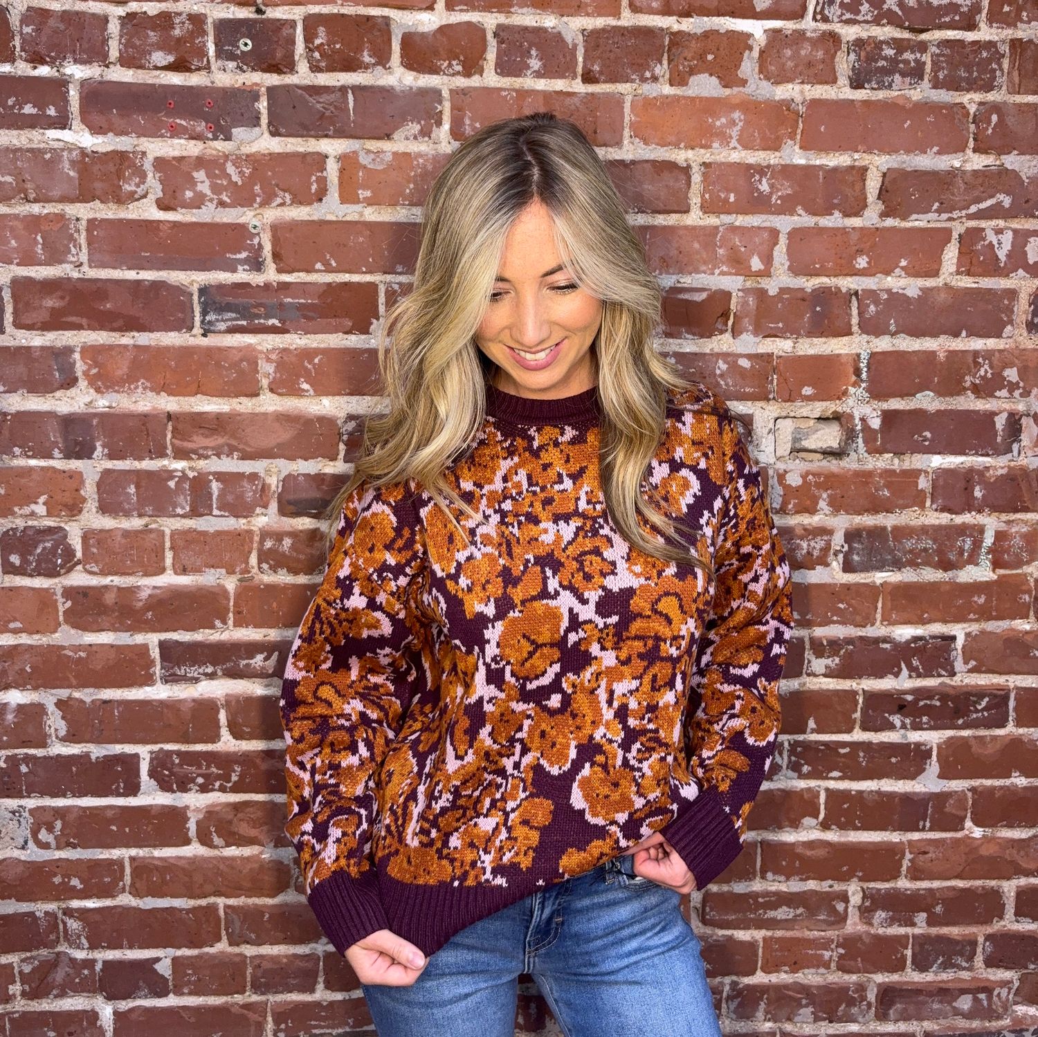 AUTUMNAL SONATA PULLOVER CREW NECK L/S