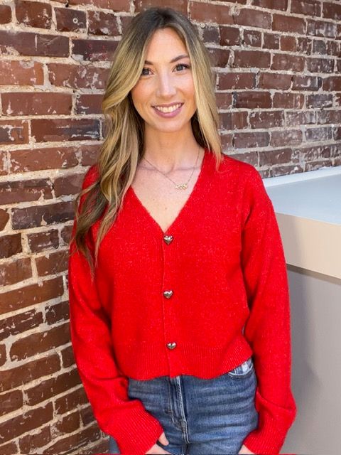 SWINDLE ME ROSES L/S CARDI