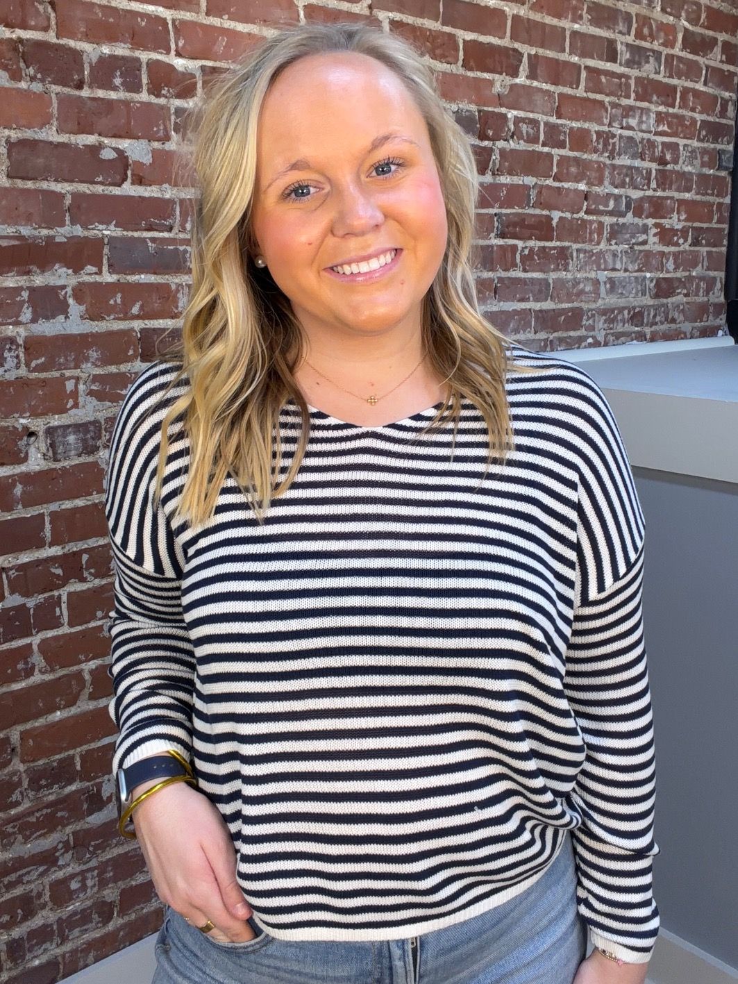 THE QUINN STRIPE KNIT TOP