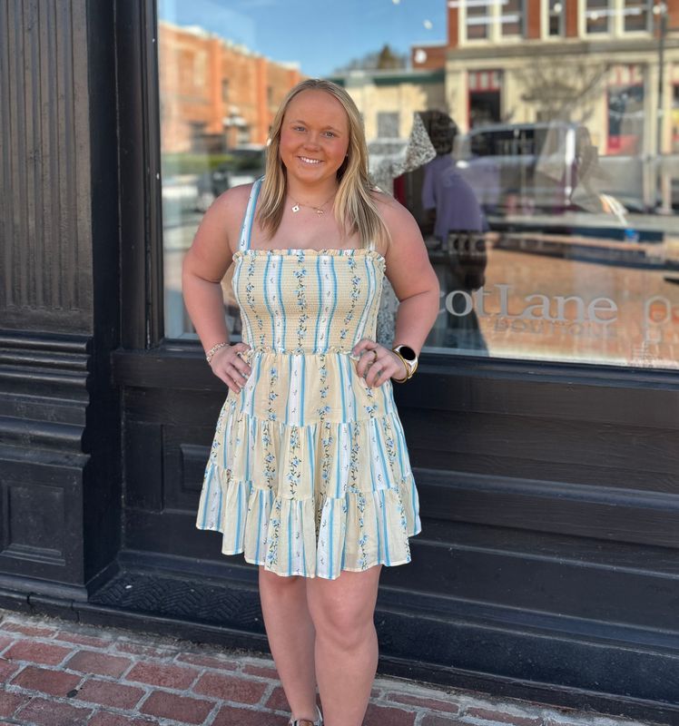 ZEUS DRESS-QO VINTAGE FLORAL MINI