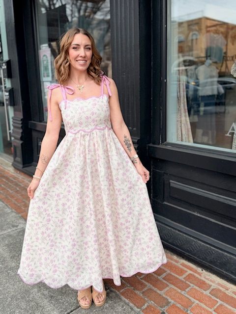 THE WISTERIA MIDI DRESS