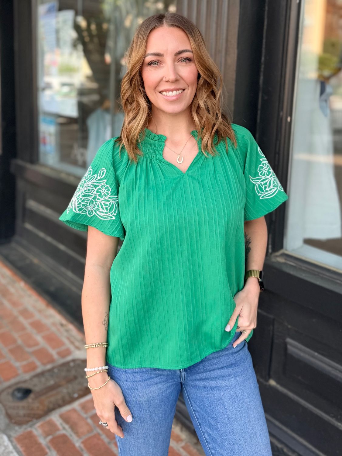 EMERALD WHISPER TOP