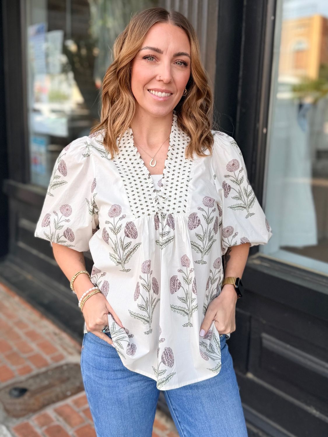 GARDEN POETRY BLOUSE