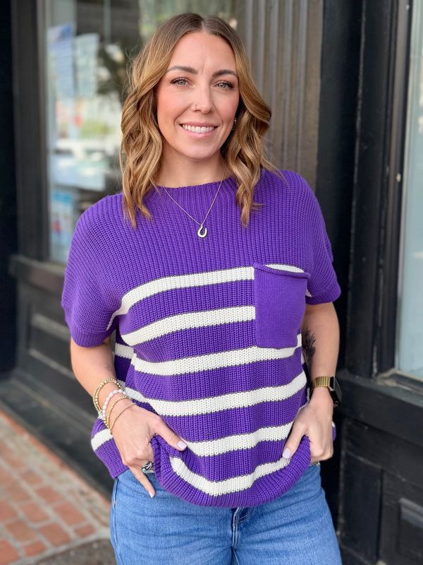 PURPLE MARKET KNIT TOP