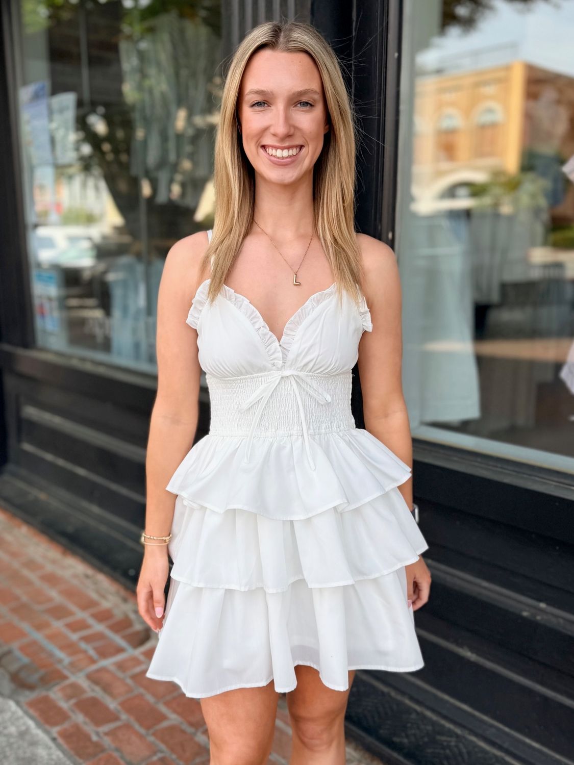 IVORY PETAL DRESS