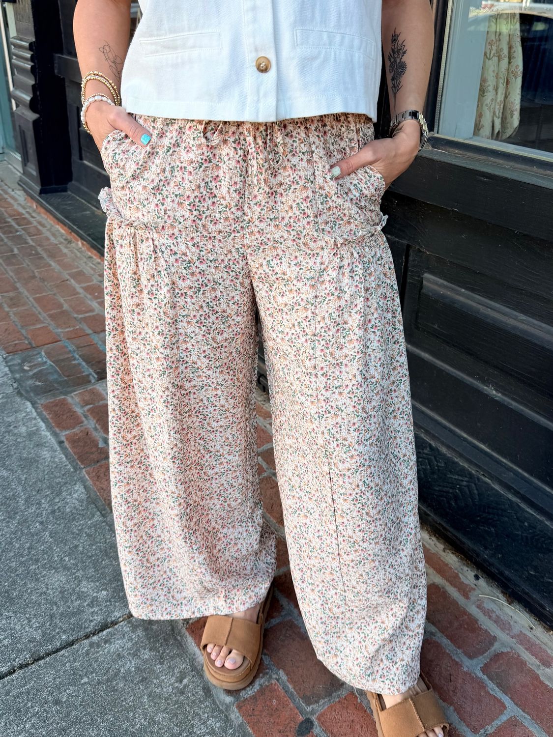 PETAL DRIFT PALAZZO PANTS