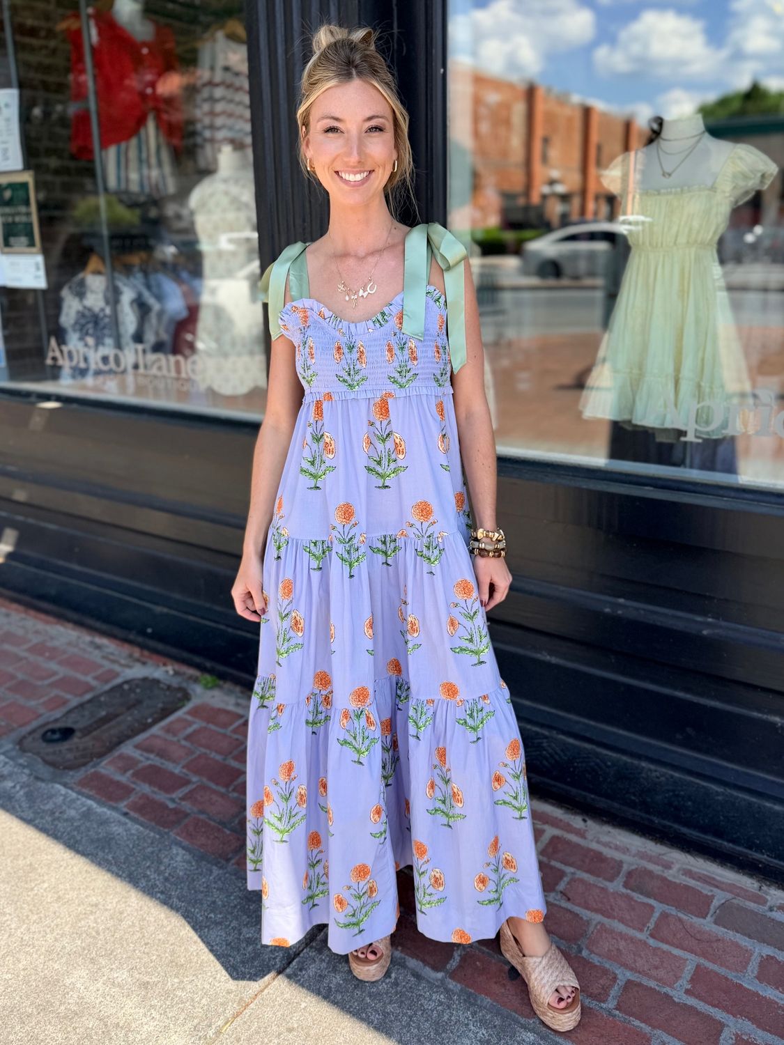 SOLEIL GARDEN MAXI DRESS