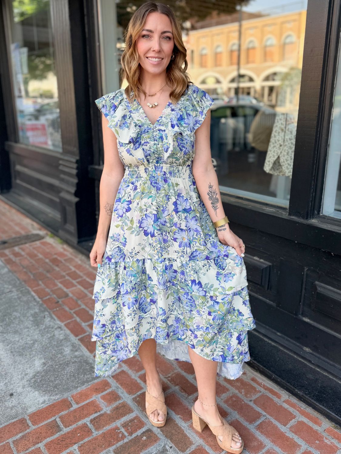 FORGET ME NOT MIDI DRESS