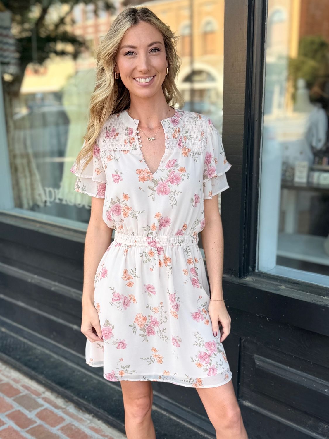 ROSEWATER GARDEN MINI DRESS
