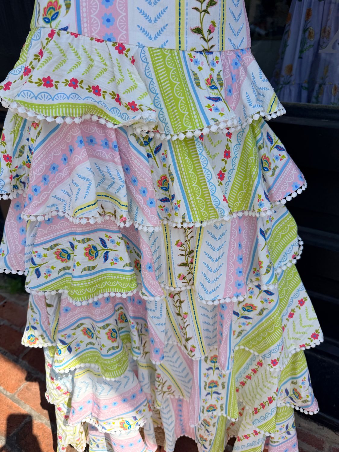 THE HONEYVINE RUFFLE MAXI SKIRT