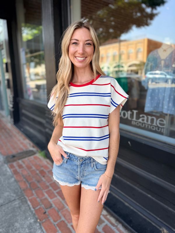 BORN FREE STRIPED TEE