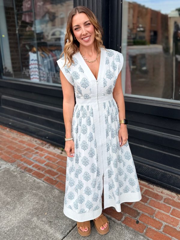 COTTAGE GROVE MIDI DRESS