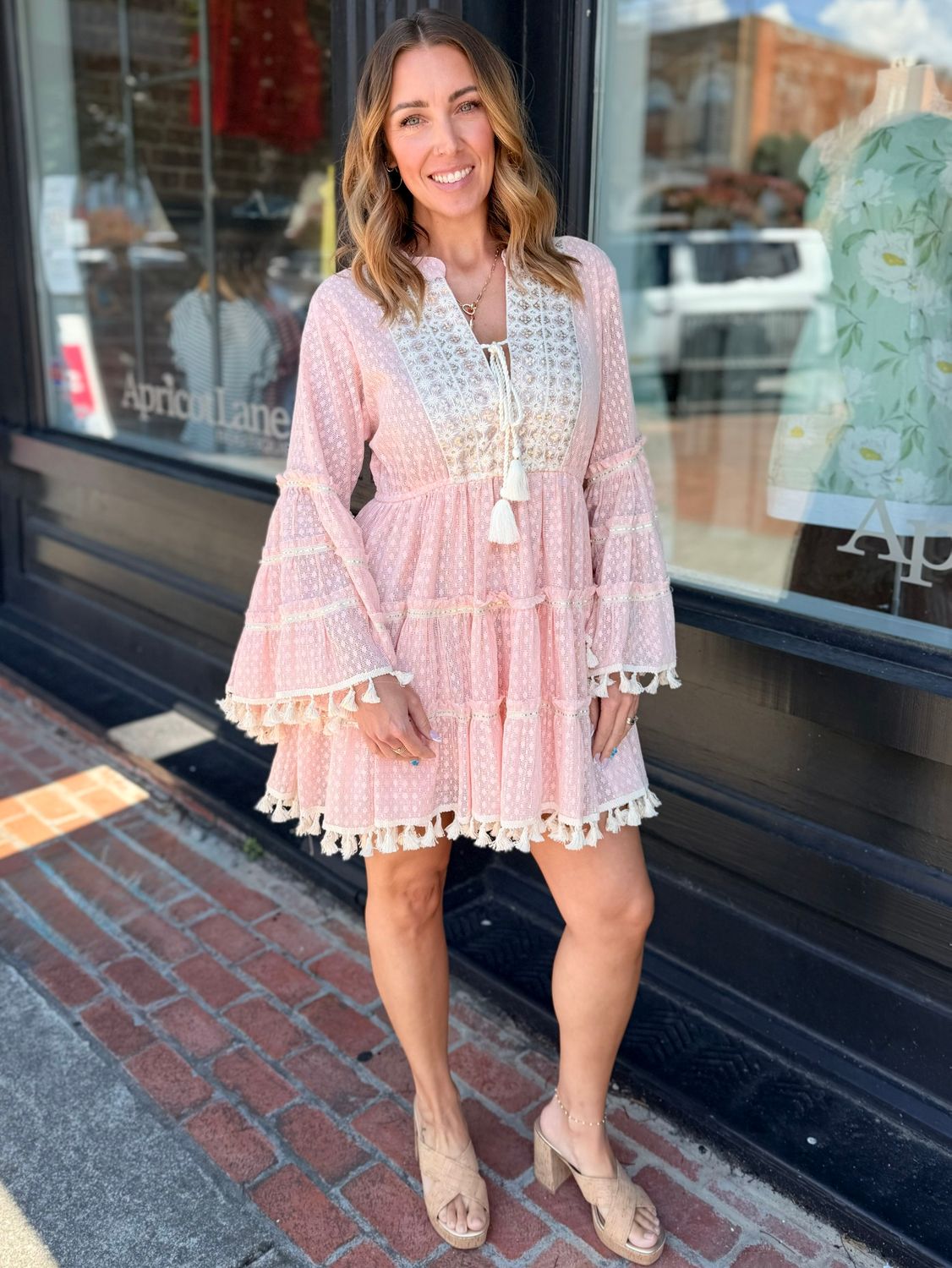 BLUSH OASIS TASSEL MINI