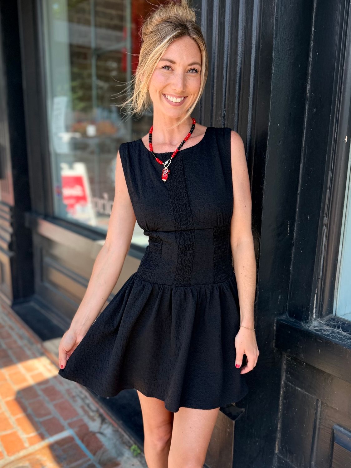 MIDNIGHT IN MANHATTAN MINI DRESS
