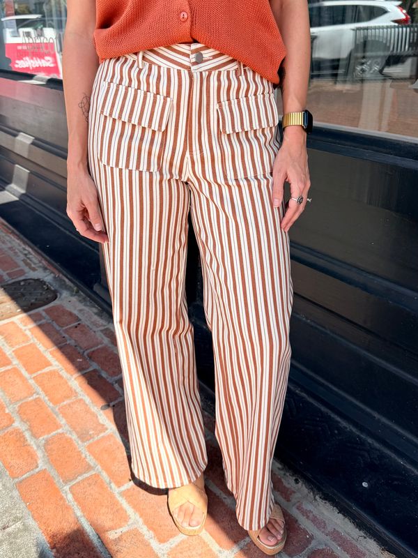 COFFEE HOUSE STRIPE PANTS