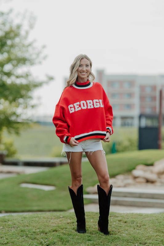 BETWEEN THE HEDGES MOCK NECK PULLOVER