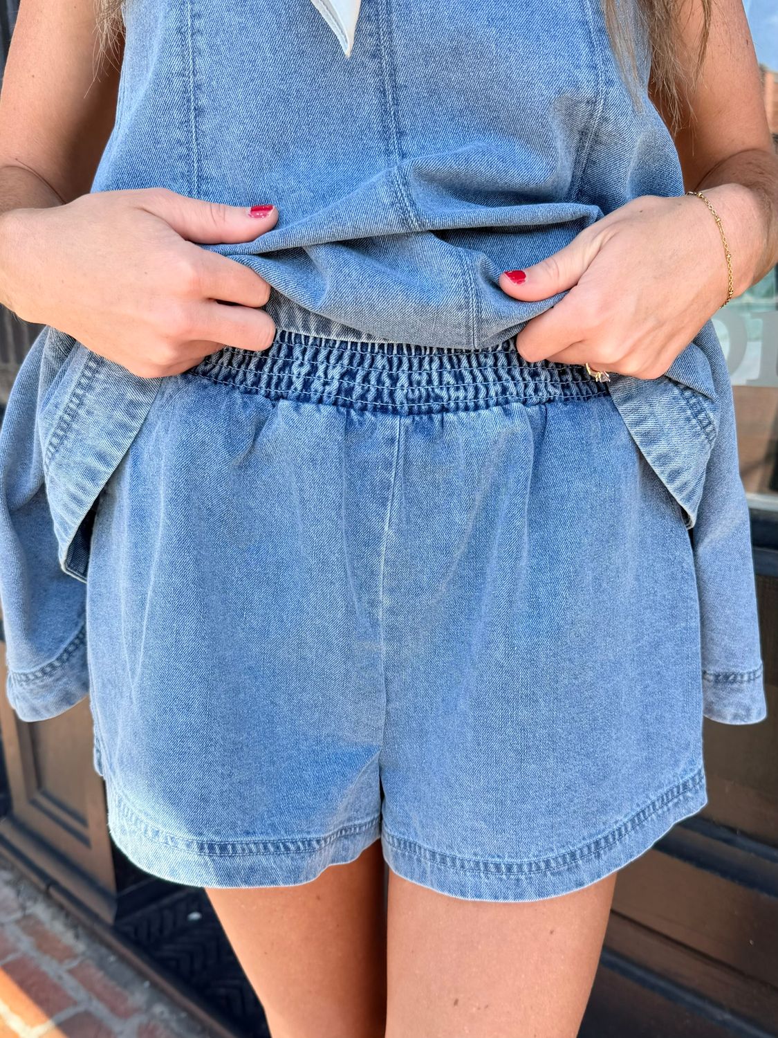 BLUEST SKIES DENIM SHORTS