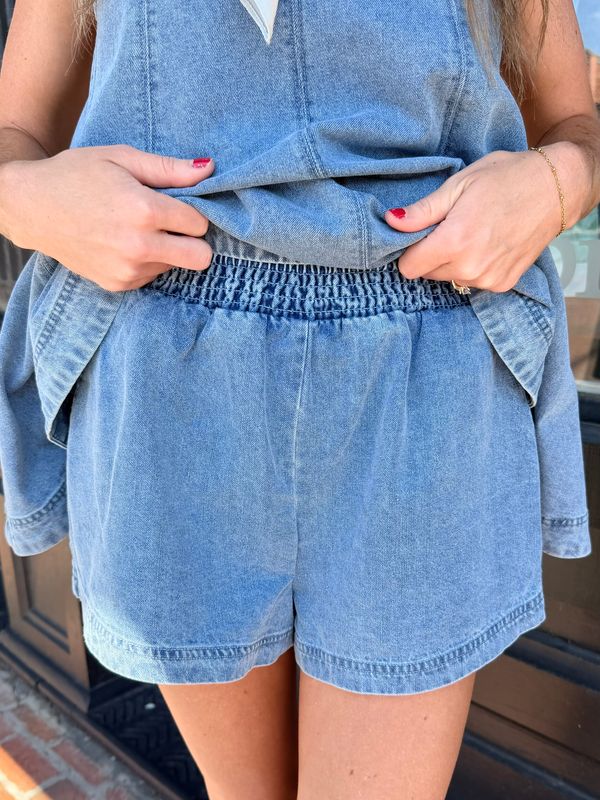 BLUEST SKIES DENIM SHORTS