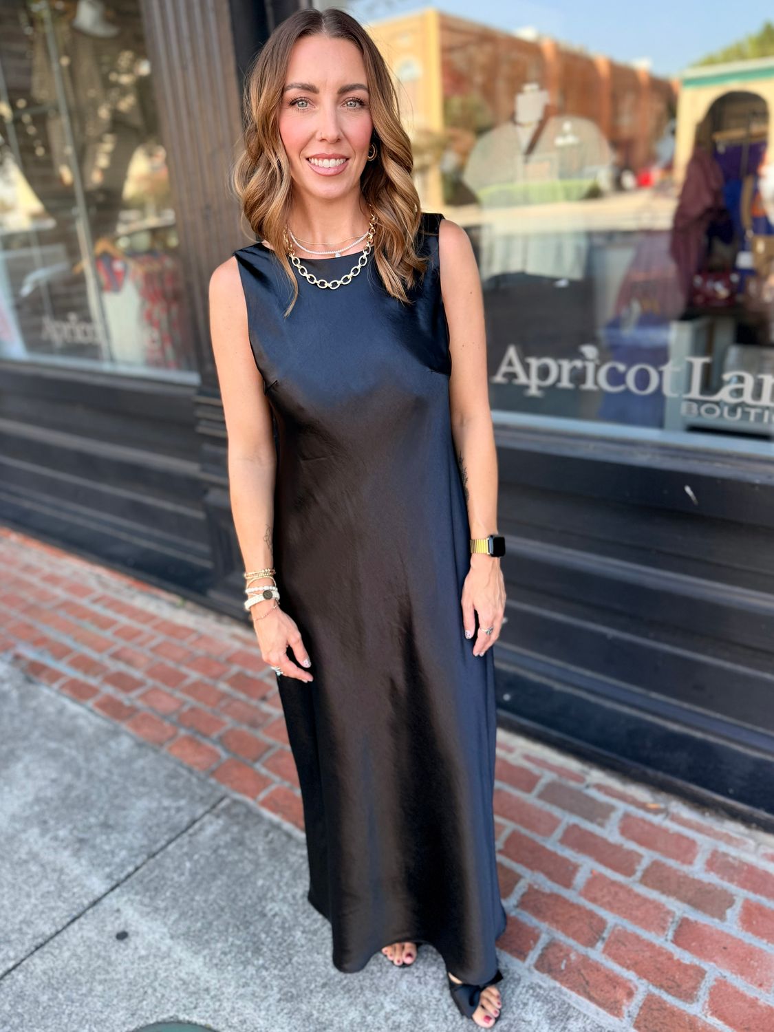 SLEEVELESS IN SEATTLE MAXI DRESS