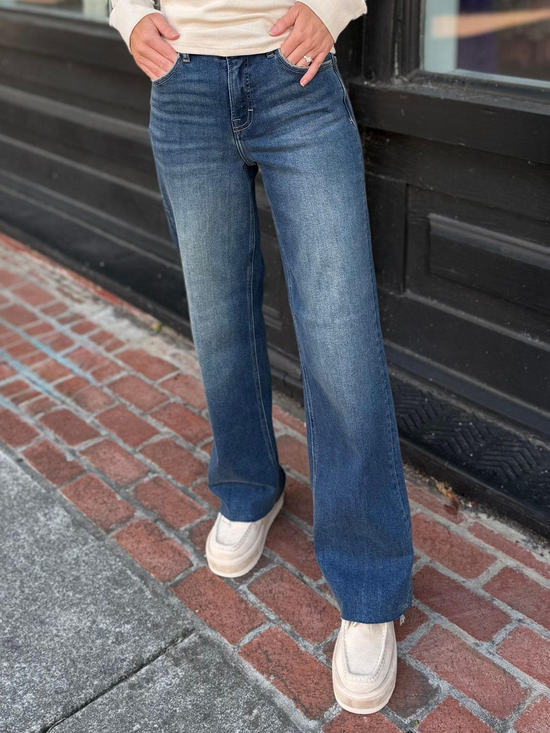 CLEAN STRETCH DAD JEAN-LOGAN