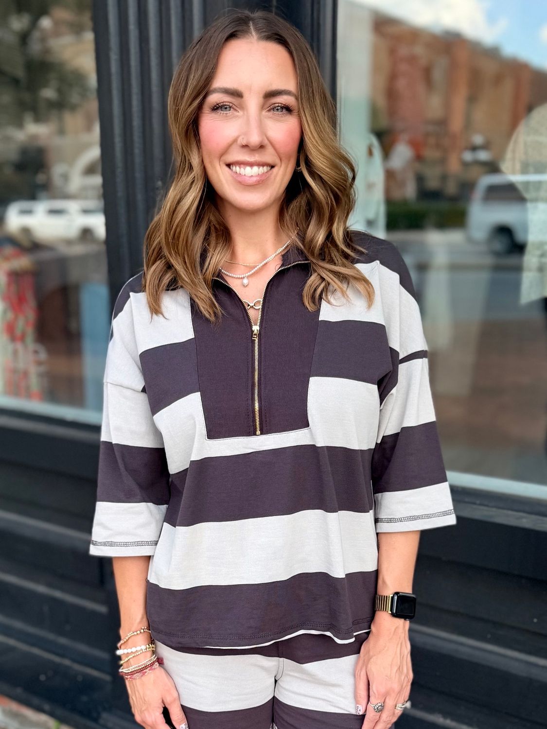 THE ASPEN STRIPED TOP