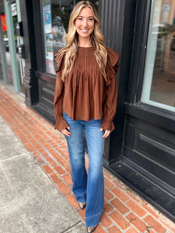 AFTER HOURS WOVEN BLOUSE L/S