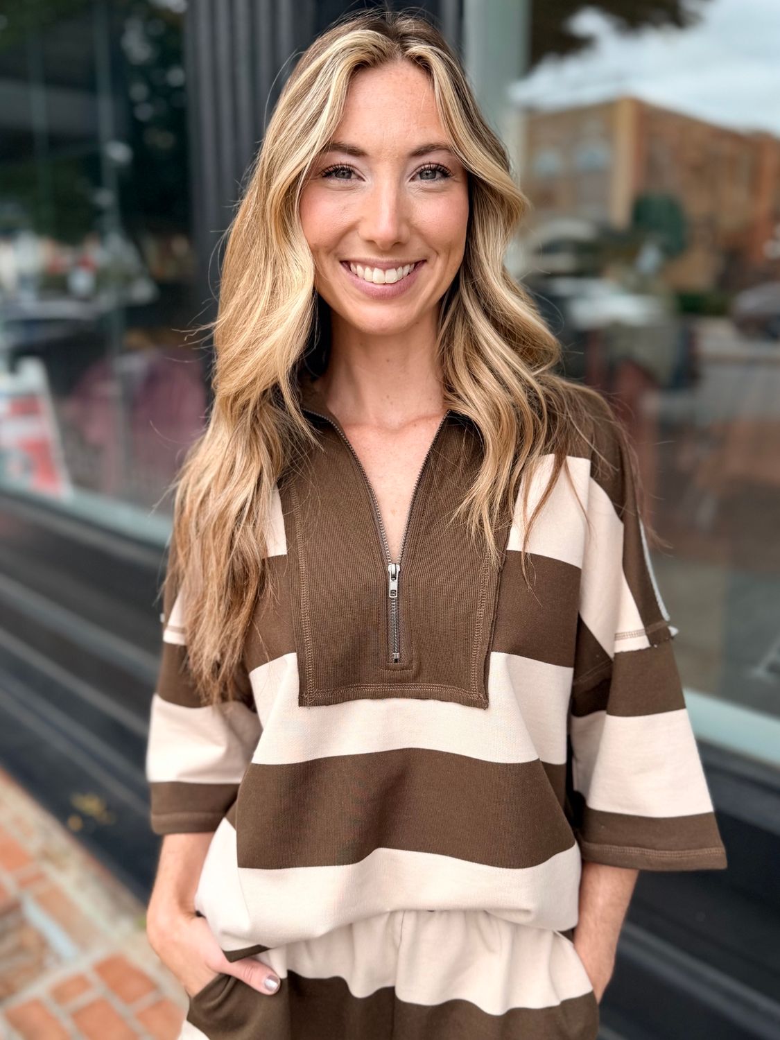 THE BOULDER STRIPED TOP