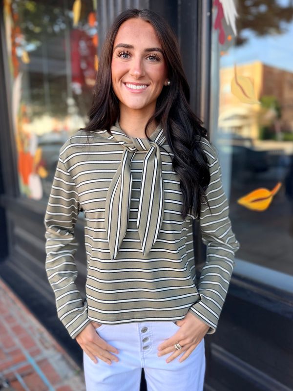 THE KINSINGTON STRIPE TOP