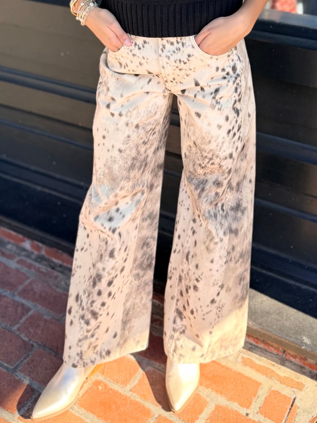 ALTER EGO WIDE LEG JEAN