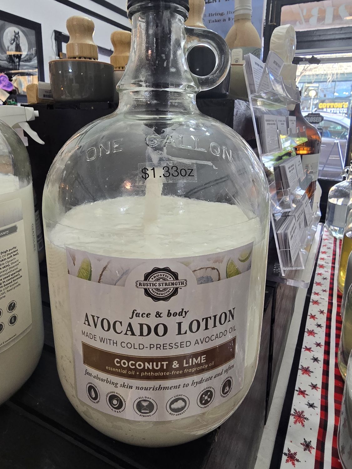 Avocado Lotion for Face &amp; Body Coconut &amp; Lime