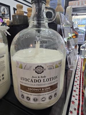 Avocado Lotion for Face &amp; Body Coconut &amp; Lime