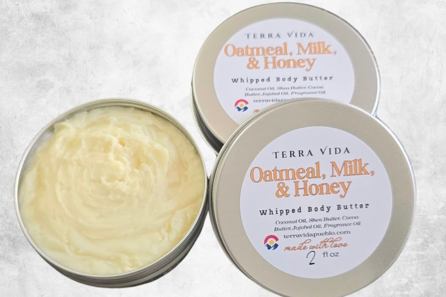 Whipped Body Butter Oatmeal, Milk, &amp; Honey (2oz)