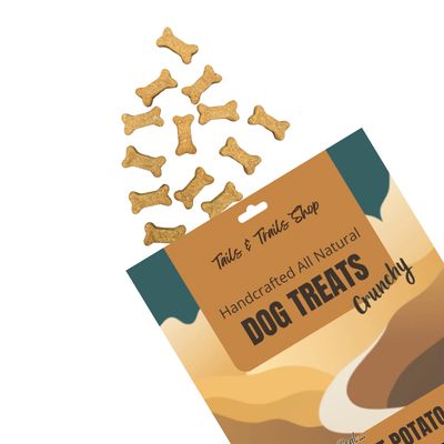 Tails &amp; Trails Dog Treats LOADED SWEET POTATO TINY BONES