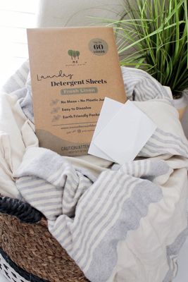 Laundry Detergent Sheets: 60 Loads - Fresh Linen: Fresh Linen