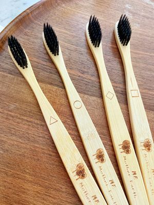 Bamboo Charcoal Toothbrush | Compostable + Zero Waste(1)