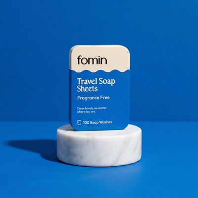 Fomin Travel Soap Sheets Tin | Fragrance Free