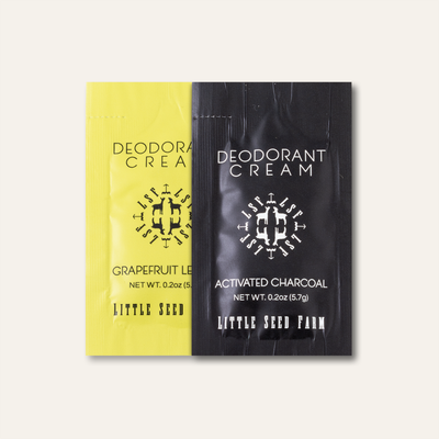 Deodorant Cream Samples: Grapefruit Lemon