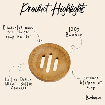 Bamboo Shower Steamer Circle Lift | Earth Day Bestseller