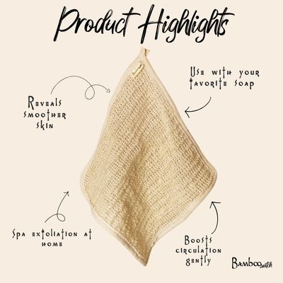Sisal Exfoliating Body Towel | Earth Day Bestseller