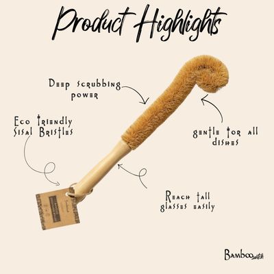 XL Natural Bottle Brush | Earth Day Bestseller
