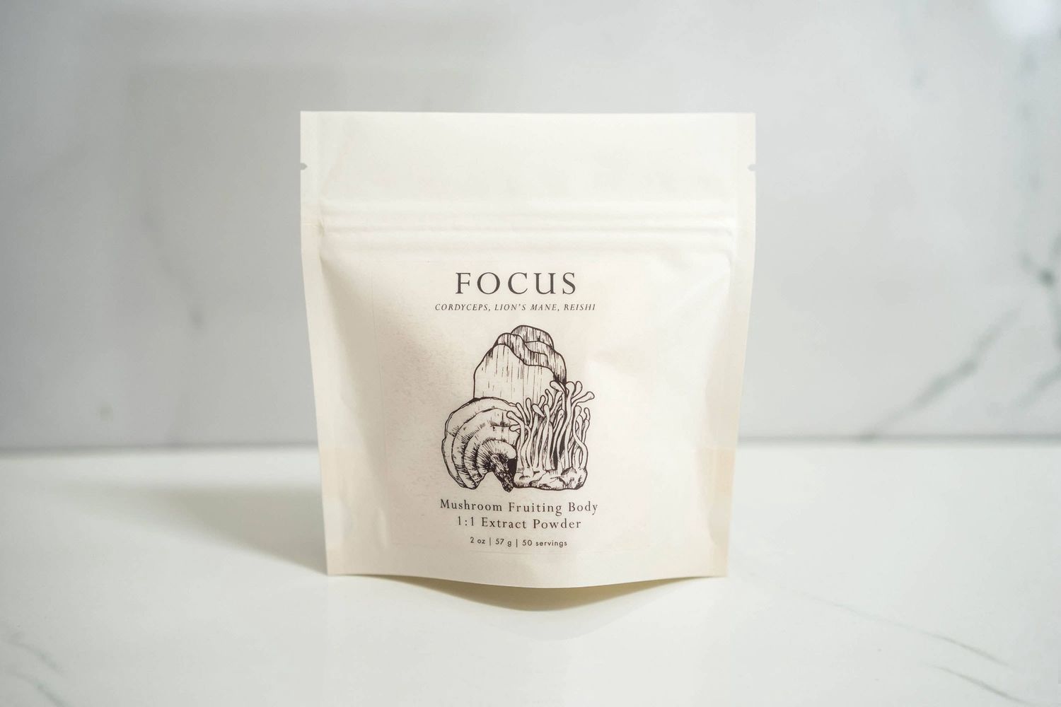 FOCUS Mushroom Powder for brain health: 2 oz