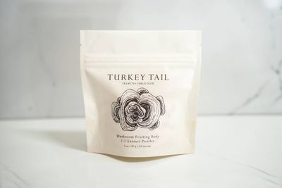 Turkey Tail Mushroom Powder - organic 1:1 extract: 2 oz