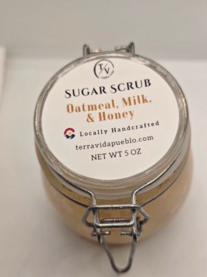 Sugar Scrub - Oatmeal, Milk, &amp; Honey (6oz)