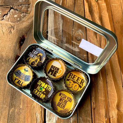 Beer Magnets - Handmade &amp; Eco-friendly