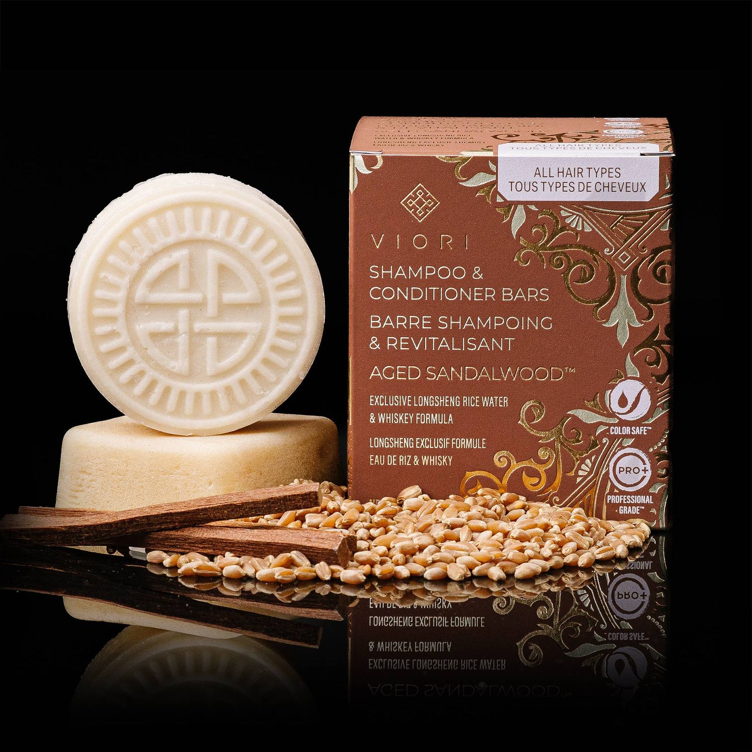 Men's Duo Shampoo + Conditioner Bar Bundle: Aged Sandalwood